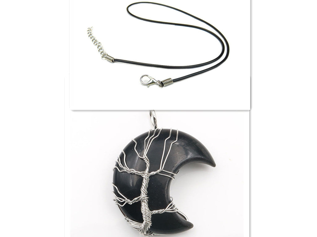 Noir / Pendentif avec Chaîne
