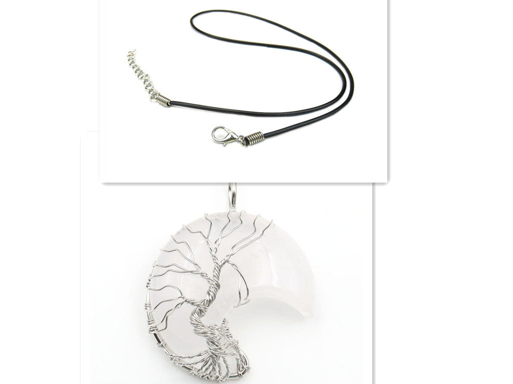 Blanc / Pendentif avec Chaîne